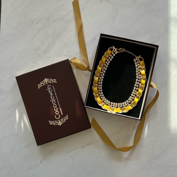 COCOA JEWELRY LEATHER NECKLACE - Picture 1 of 4